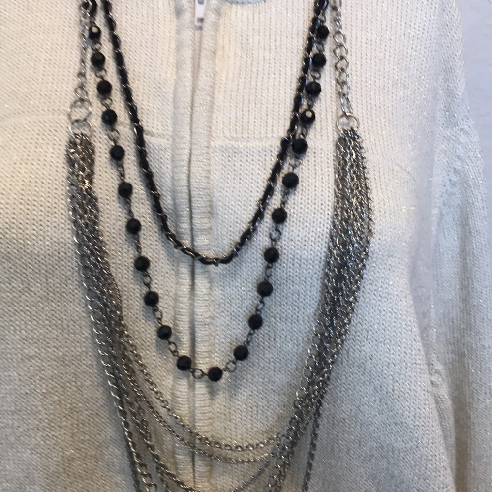 Multi Strand Statement Necklace - image 2